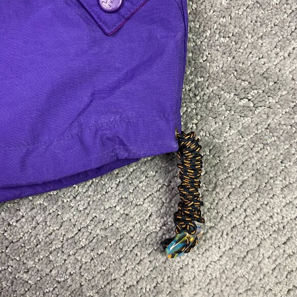 Vintage 90s Helly Hanson Jacket Men's Medium Oversized Purple Pullover Anorak - Picture 5 of 12